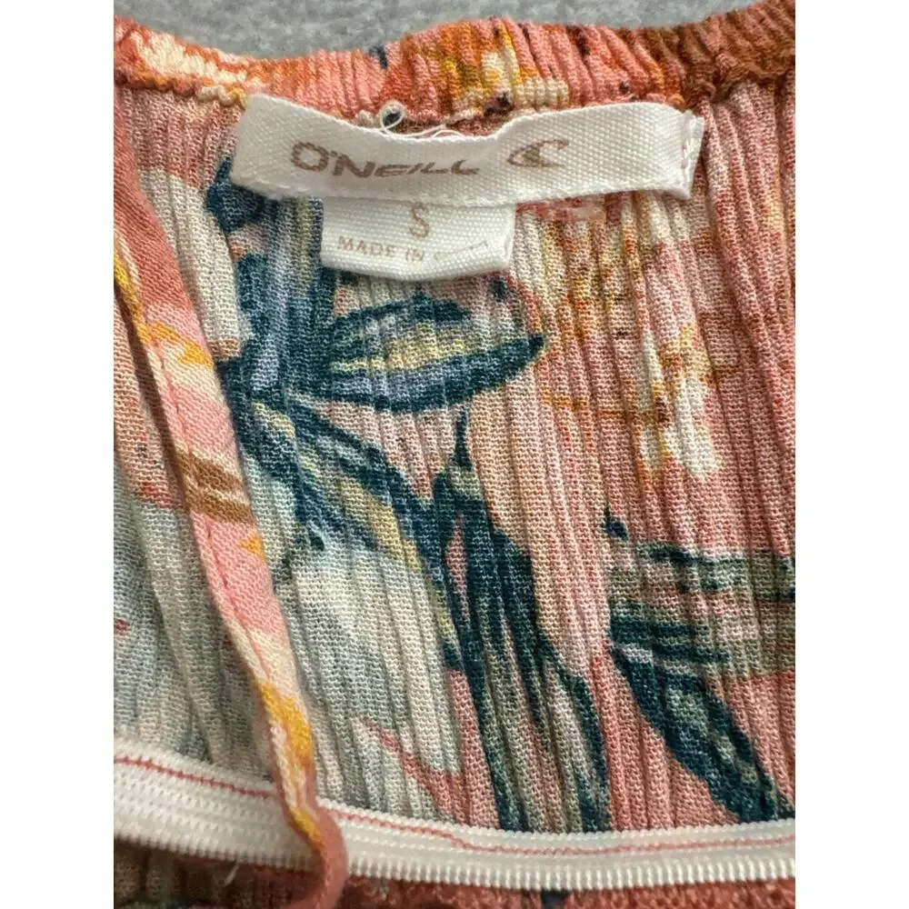 O’Neill Girl’s Jillian Punta Tropical Tiered Dress – Size Small